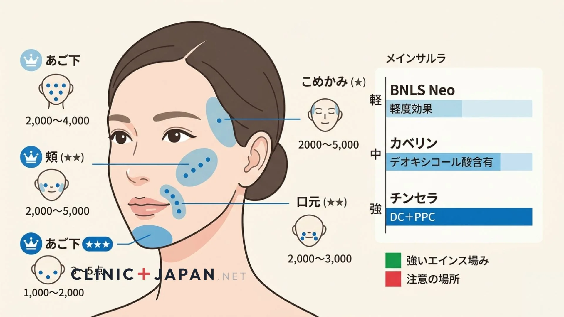 鼻の解剖と脂肪溶解注射の限界